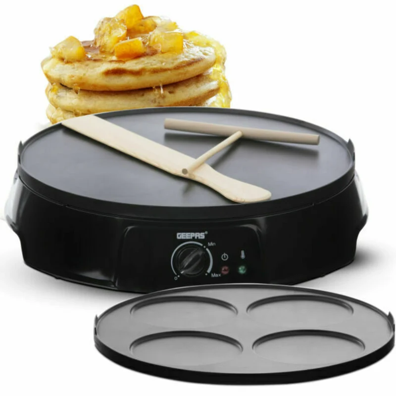 Geepas Crepe Maker 12" Non-Stick Plate 1200W