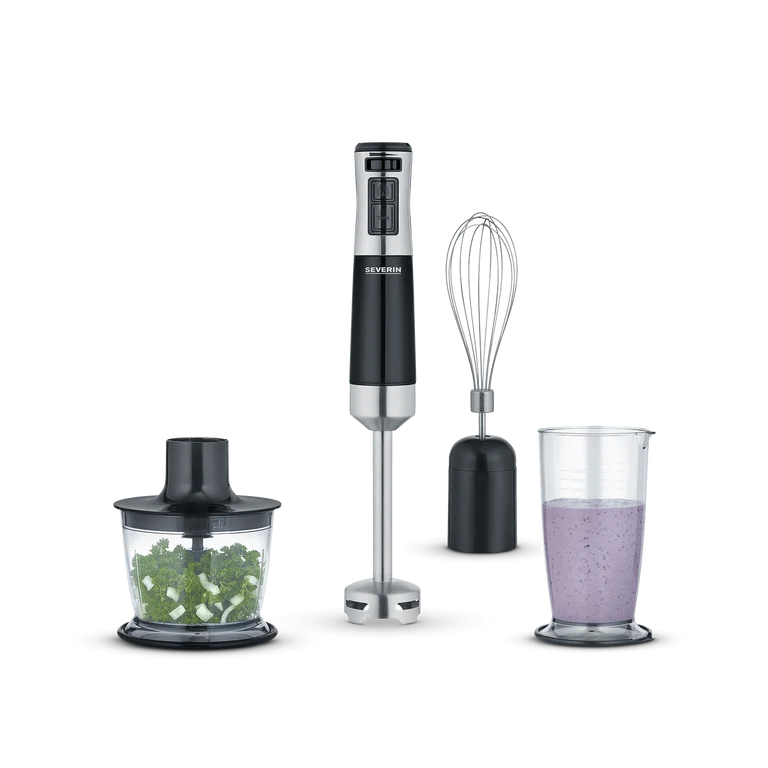 Severin Hand Blender 600W Ergonomic Design Multi-Accessories