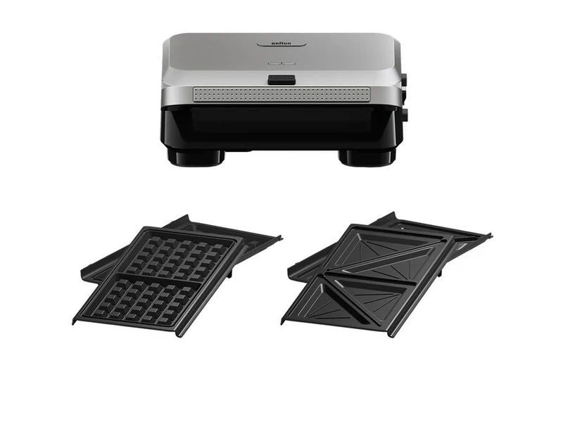 Braun SnackMaker 5 SM5005 smörgåsgrill 800 W Silver