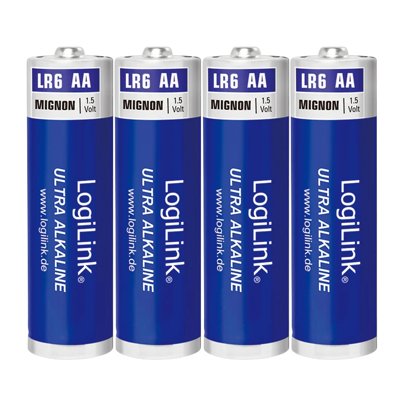 LogiLink LR6B4 hushållsbatteri Engångsbatteri AA Alkalisk