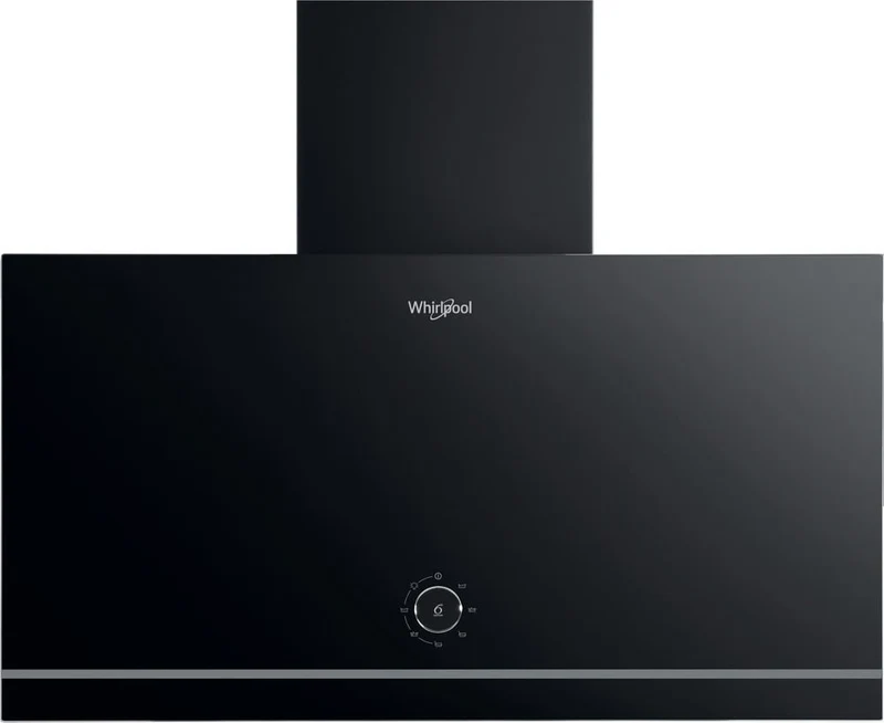 Whirlpool WHVA 62F LM K Väggmonterad Svart 485 m³/h