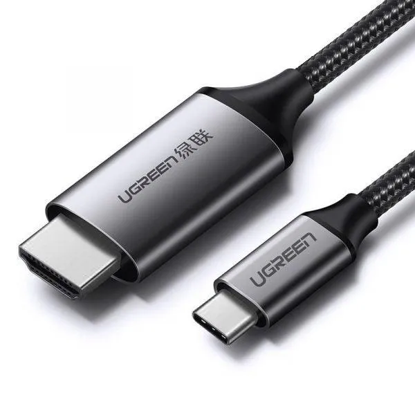 UGREEN USB-C to HDMI Cable 1.5m (Gray Black) - High-Quality
