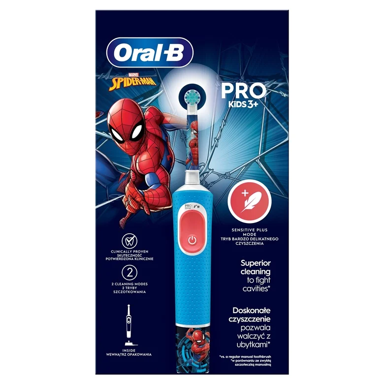 Elektrin dantų šepetėlis Braun D103.413.2K Vitality PRO Kids