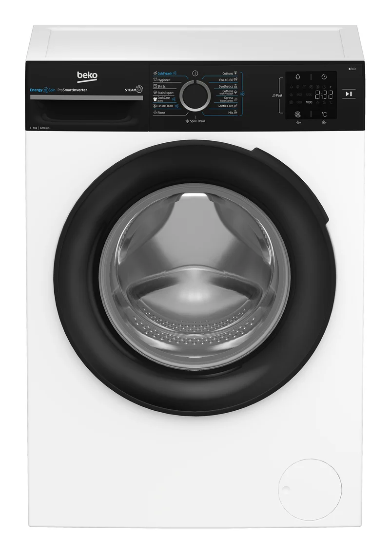 Beko b300 BM3WFSU37213WPBB tvättmaskin Frontmatad 7 kg 1151 RPM Vit