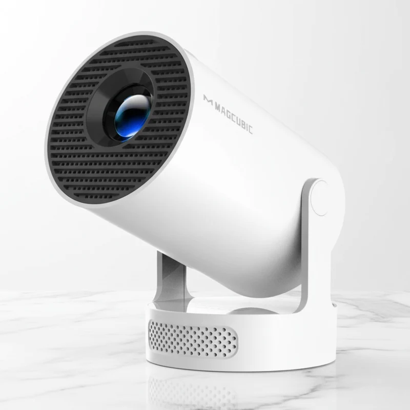 LumiCast View – Magcubic HY300 Pro+ Mini Projektor med Android 11, WiFi 6 & 720P LED-Bild för Hemmabio och Underhållning