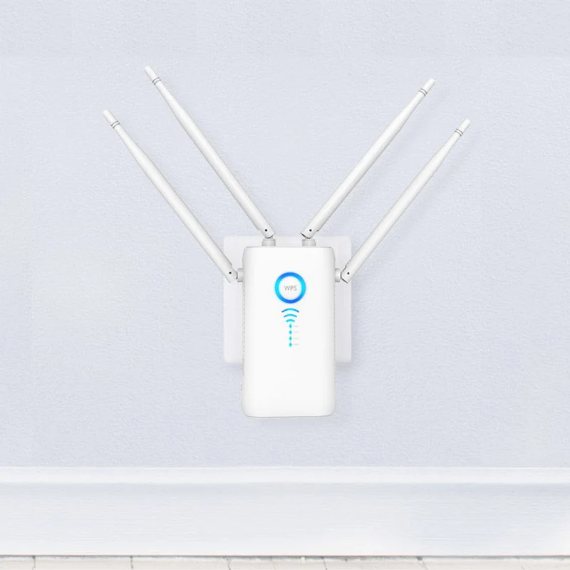 Trådlös Plug In Wifi Internet Repeater Signal Räckvidd Booster Extender