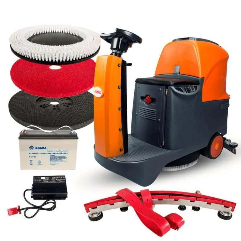 SUNMAX RT70 22" Ride-On Floor Scrubber