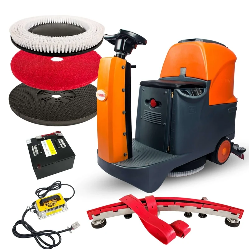 SUNMAX RT70+ 22" Lithium Ride-On Floor Scrubber