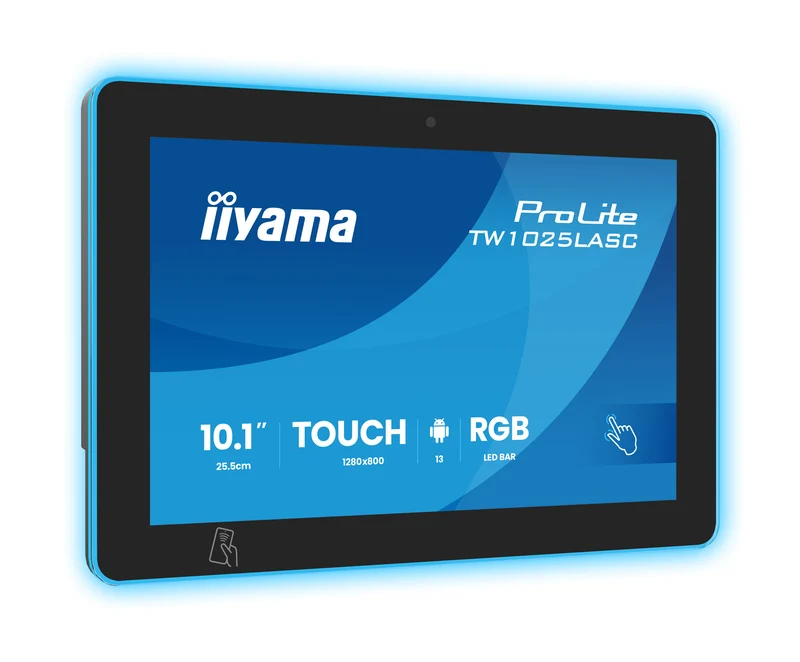 iiyama ProLite TW1025LASC-B3PNR écran plat de PC 25,6 cm (10.1") 1280 x 800 pixels WXGA LED Écran tactile Multi-utilisateur Noir