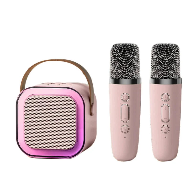 Mini Karaoke Maskin Med Trådlös Mikrofon