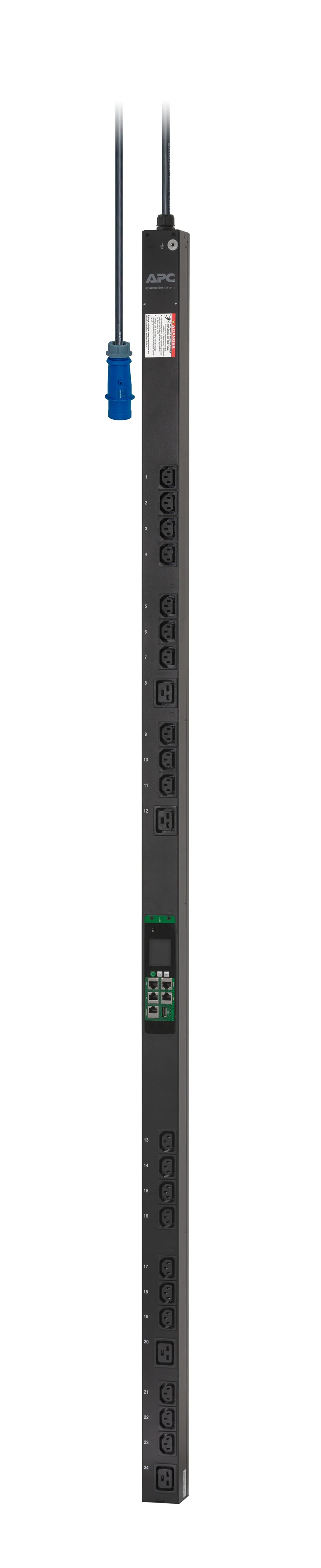 APC EasyPDU unité de distribution d'énergie 24 sortie(s) CA 0U Noir