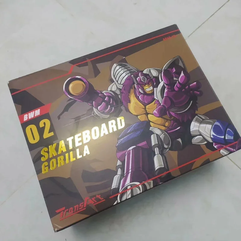 IN STOCK TransArt Toys TA BWM-02 BWM02 2.0 Version Fine Coating Skateboard Gorilla OP COMMANDER Robot Action Figures Toys Gift