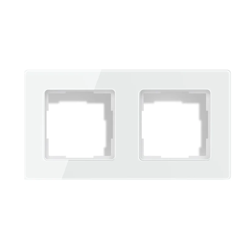 Avatto 2 Socket TS20 light switch frame (white)