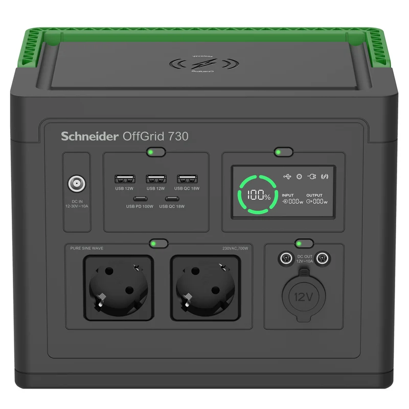 APC PPS730-GR station d'alimentation portable Lithium-Ion (Li-Ion) 995 W 6,4 kg