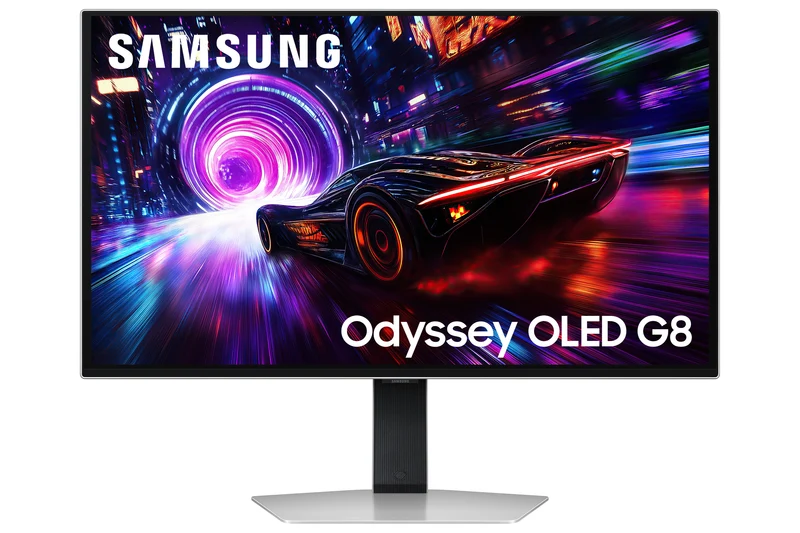 Samsung G81SF écran plat de PC 68,6 cm (27") 3840 x 2160 pixels 4K Ultra HD OLED Argent