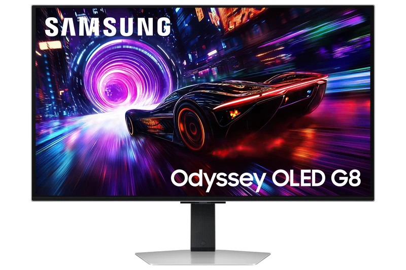 Samsung G81SF écran plat de PC 81,3 cm (32") 3840 x 2160 pixels 4K Ultra HD OLED Argent