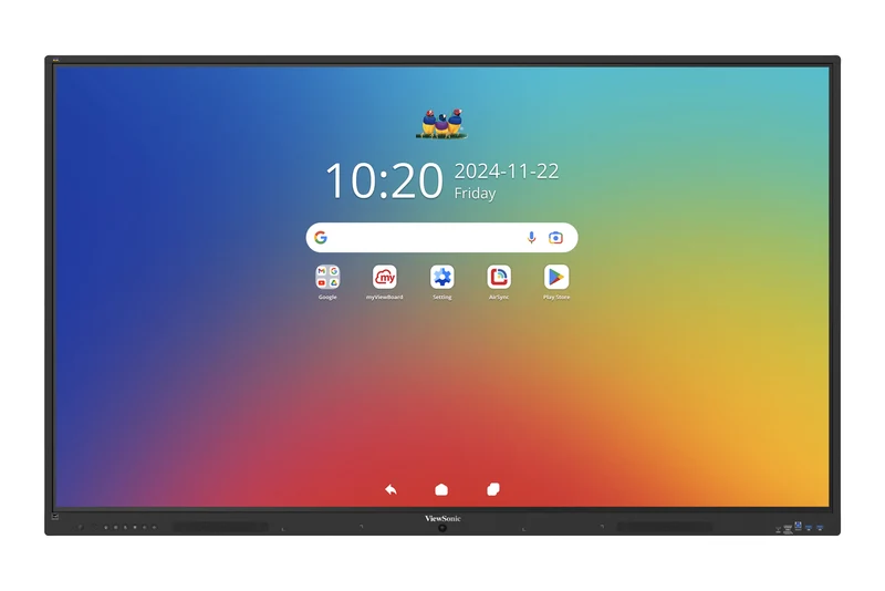 Viewsonic IFP 86IN 4K ANDROID 16 EDLA 64 tableau blanc interactif 2,18 m (86") 3840 x 2160 pixels Écran tactile