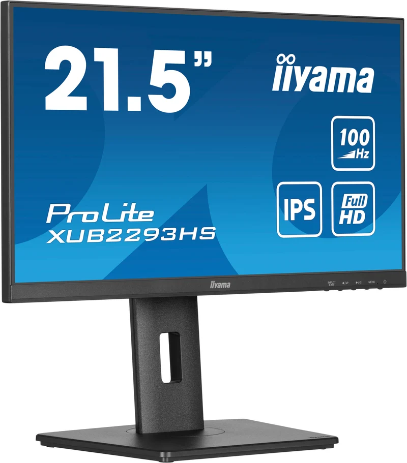 iiyama ProLite XUB2293HS-B6 écran plat de PC 54,6 cm (21.5") 1920 x 1080 pixels Full HD LED Noir