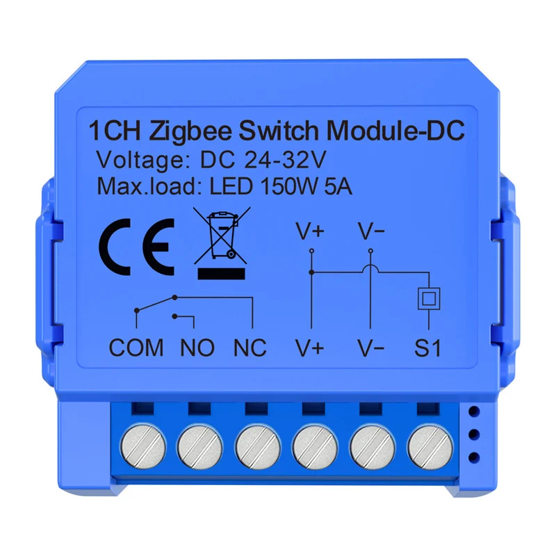 Avatto ZWSM16-DC32V-1 1-channel ZigBee switch module with a potential-free contact