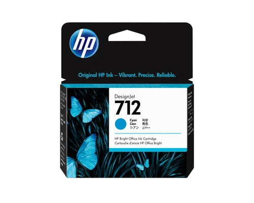 HP Cartouche d'encre DesignJet 712, cyan, 29 ml