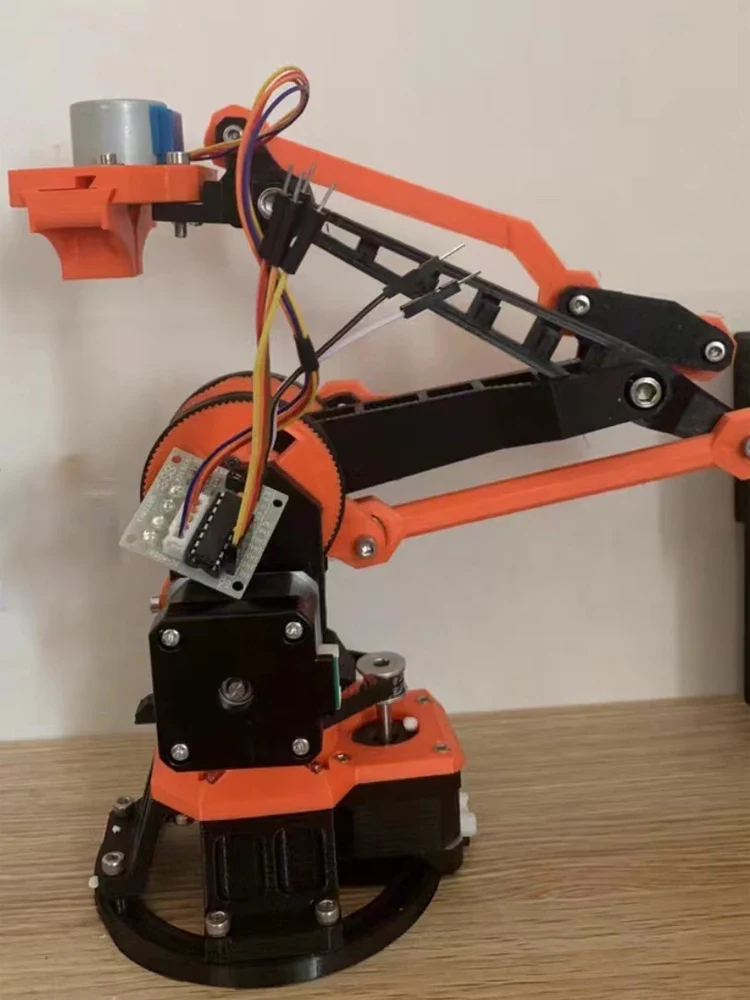 High Precision 4 Dof Stepper Robot Arm Stepping Motor Claw 3D Printing Arm Manipulator For Arduino Robot Gcode Programmable Kit