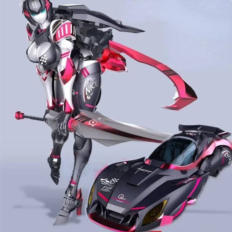 BIGFIREBIRD BUILD MOCHA MOOKA EX-01 PLUS Transformation ARCEE Alloy Sports Car Turned Into Robot