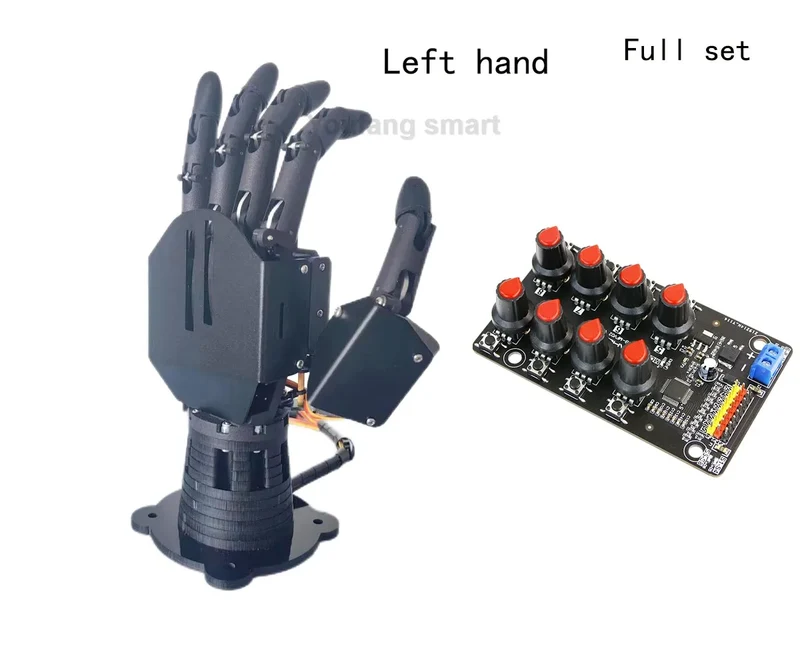 6 Dof Robotic Hand Big Bionic Palm 5 Fingers Left/Right Hand for Arduino For Raspberry Pi Robot Programmable Scientific Project