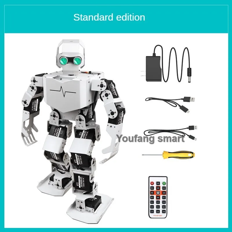 17 Dof Humanoid Bionic Robot Tonybot for Arduino Educational Artificial Intelligence Recognition AI Programming Development Kit